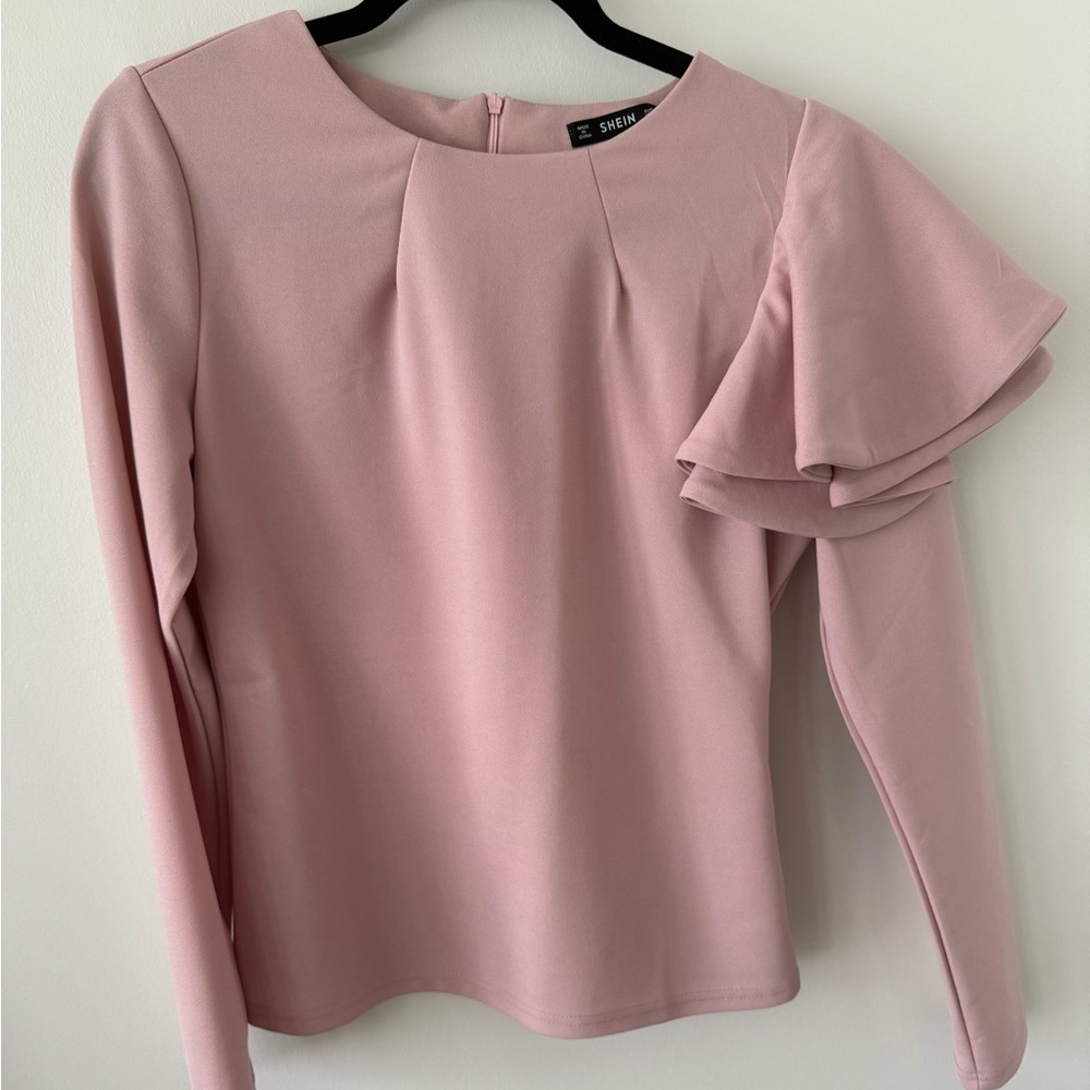 Ruffle Shoulder Top - Picture 3 of 6
